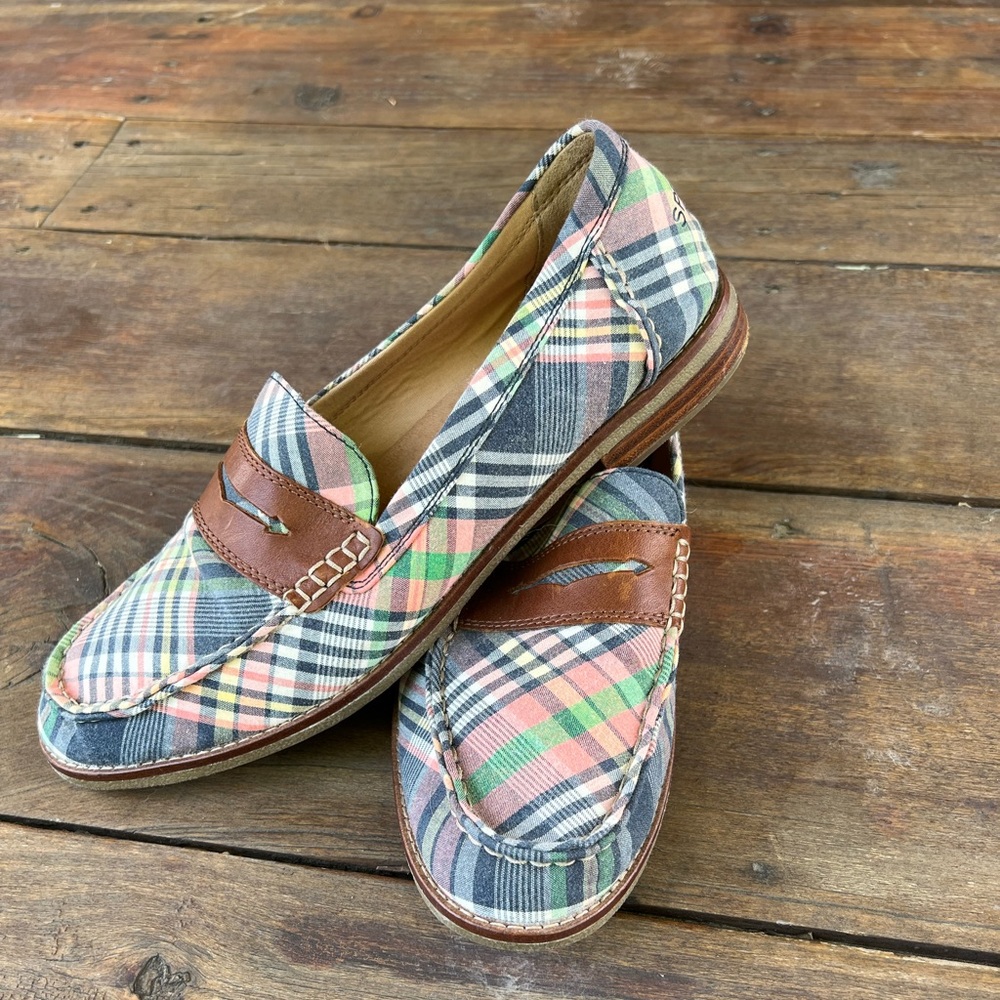 Plaid Sperry Loafers